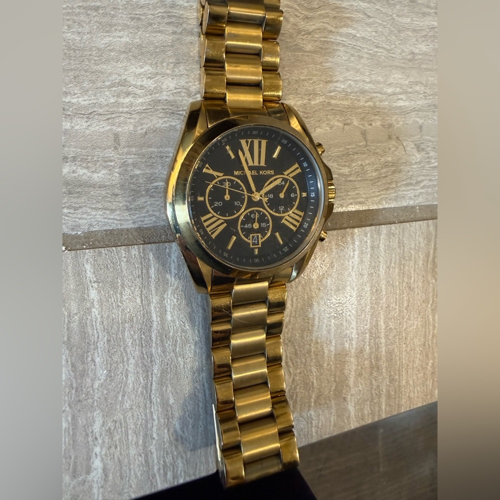 Michael Kors Gold Chronograph Watch